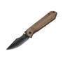 Kizer Harpoon Fold Titanium Norplex UltreX Micarta Brown (Ki4784A4)