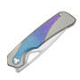 Kizer Topsail Titanium/Crystalized Titanium Silver & Purple/Blue (Ki3735A1)
