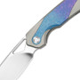 Kizer Topsail Titanium/Crystalized Titanium Silver & Purple/Blue (Ki3735A1)