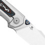 Kizer Feweed XL Titanium Red Blue Carbon Fiber (Ki4694A2) thumb stud