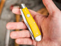 Boker Germany 1095 Trapper Yellow Delrin (110880)
in hand