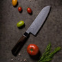 Senzo Black Santoku 167mm - lifestyle
