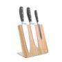 Fusion Magnetic Block Acacia Angled (FSEBLK) knives