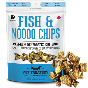 Premium Dehydrated Cod SkinTreat For Dogs & Cats 70g Premium Dehydrated Cod SkinTreat For Dogs & Cats 70g