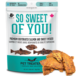 So Sweet of You - Premium Dehydrated Protein Salmon & Sweet Potato Treat For Dogs & Cats 80g