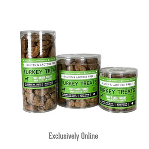 Travel Tin Turkey Heart Biscuit Treat for dogs