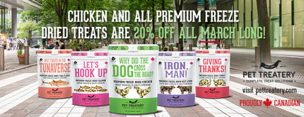A Cluck-forward Special: 20% OFF Freeze-Dried Chicken Treats!  