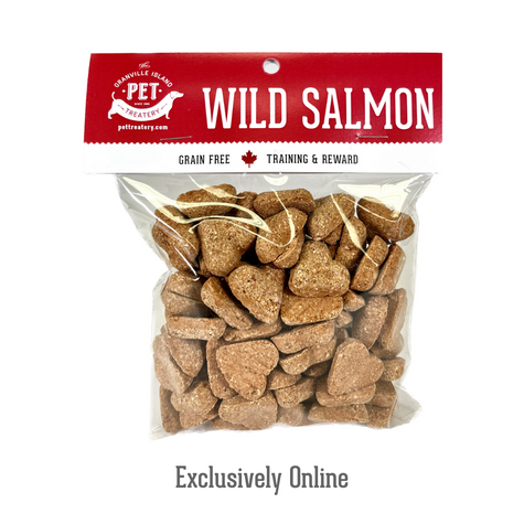Salmon Hearts – Wild Salmon Grain-Free Training and Reward Biscuits For All-Sized Dogs 175g Bag