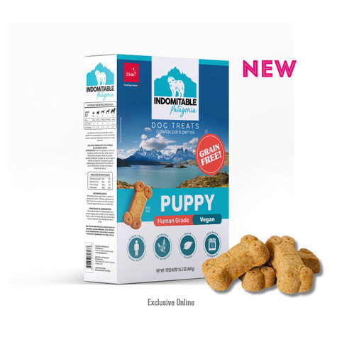 The Granville Island Pet Treatery Indomitable Patagonia Indomitable Grain-Free Baked Biscuits for Dogs 460g - For Puppy Vegan human grade