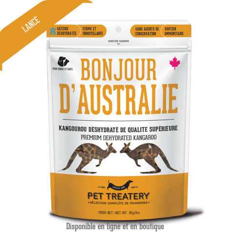 Bonjour d’Australie - Kangourou déshydraté de qualité supérieure 85g