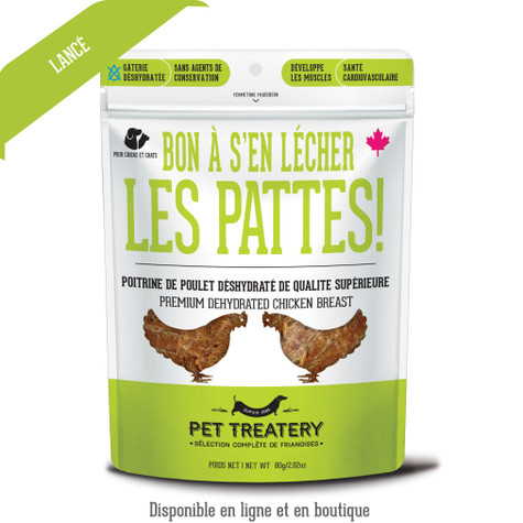 Bon à s’en lécher les pattes! - Poitrine de poulet déshydraté 80g