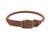 Rustic leather collar style in brown color. Rustic leather collar style in brown color.