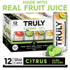 Truly Hard Seltzer Spiked & Sparkling Water Citrus Variety 5% ABV Slim Cans | 12 pack, 12 fl oz
