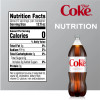 The nutritional facts for Diet Coke Soda