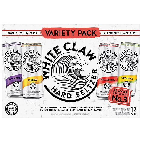 White Claw Hard Seltzer Variety Pack No.3 12-Pack | GBuynow