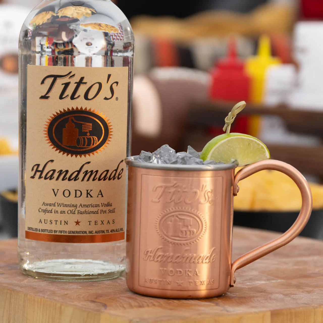 Tito's Handmade Vodka, 1.75 L, 40% ABV 