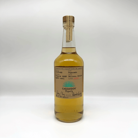 A 750 ml bottle of Casamigos Reposado Tequila