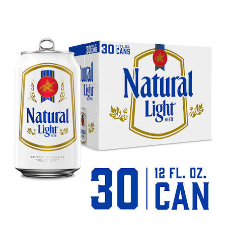 Natural Light Beer | 30 pack, 12 fl oz