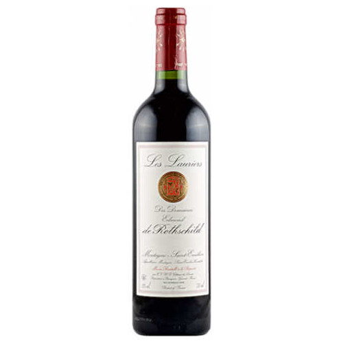 A 750 ml bottle of Les Lauriers De Rothschild 17