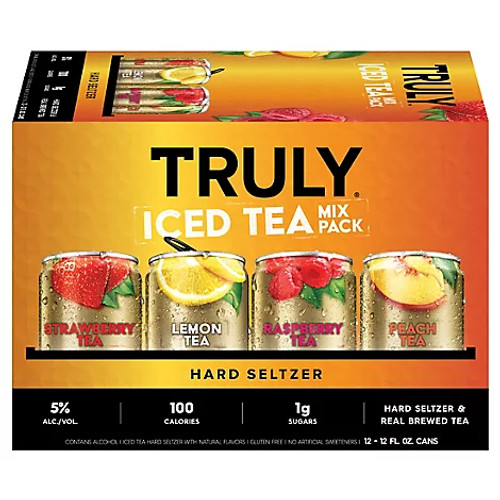 Truly Iced Tea Hard Seltzer Mix Pack | 12 cans, 12 fl oz