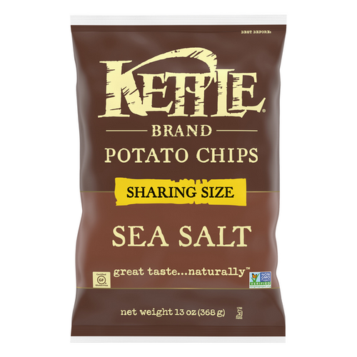 Kettle Sea Salt Potato Chips | Regular Size, 7.5 oz