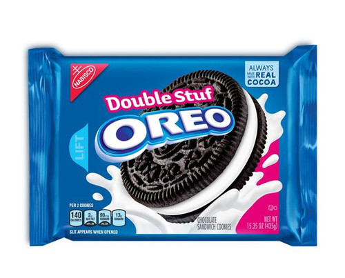 Oreo Double Stuf Chocolate Sandwich Cookies