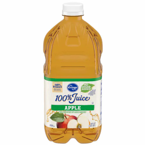 Kroger® 100% Apple Juice from Concentrate | 64 fl oz