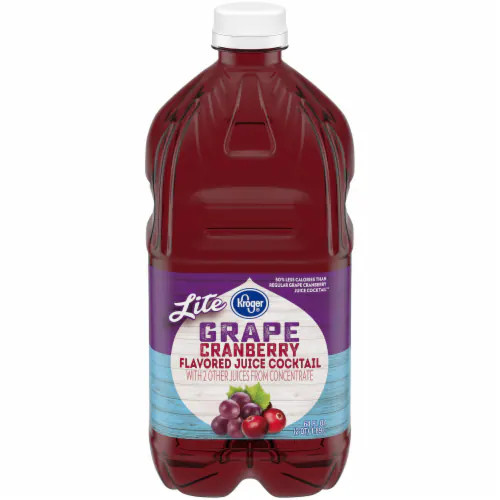 Kroger® Lite Grape Cranberry Juice Cocktail | 64 fl oz