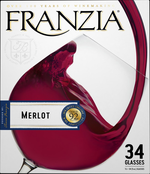 Franzia Red Box Wine | Merlot Red, 5 L