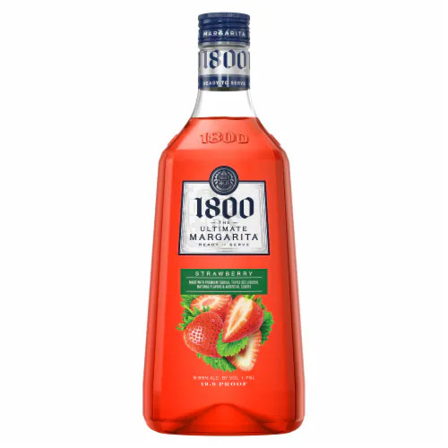 1800 Brand Ultimate Strawberry Margarita Ready to Drink Cocktail | 1.75 L