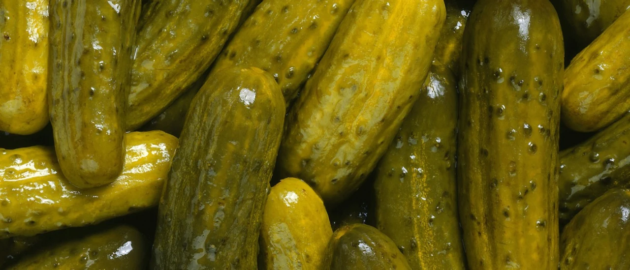 Many shiny pickles