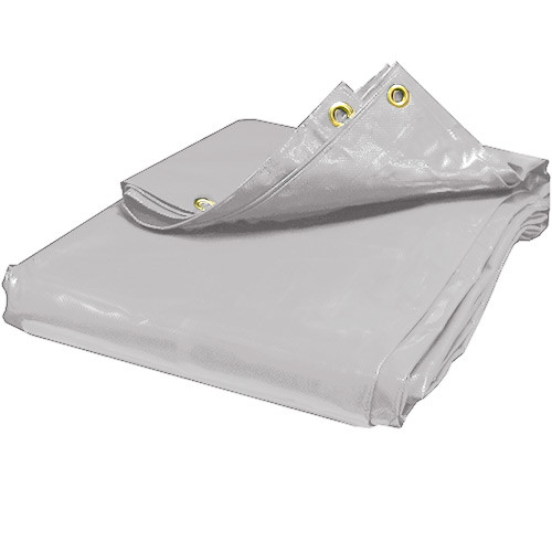 05' X 07' White PVC Vinyl Tarp