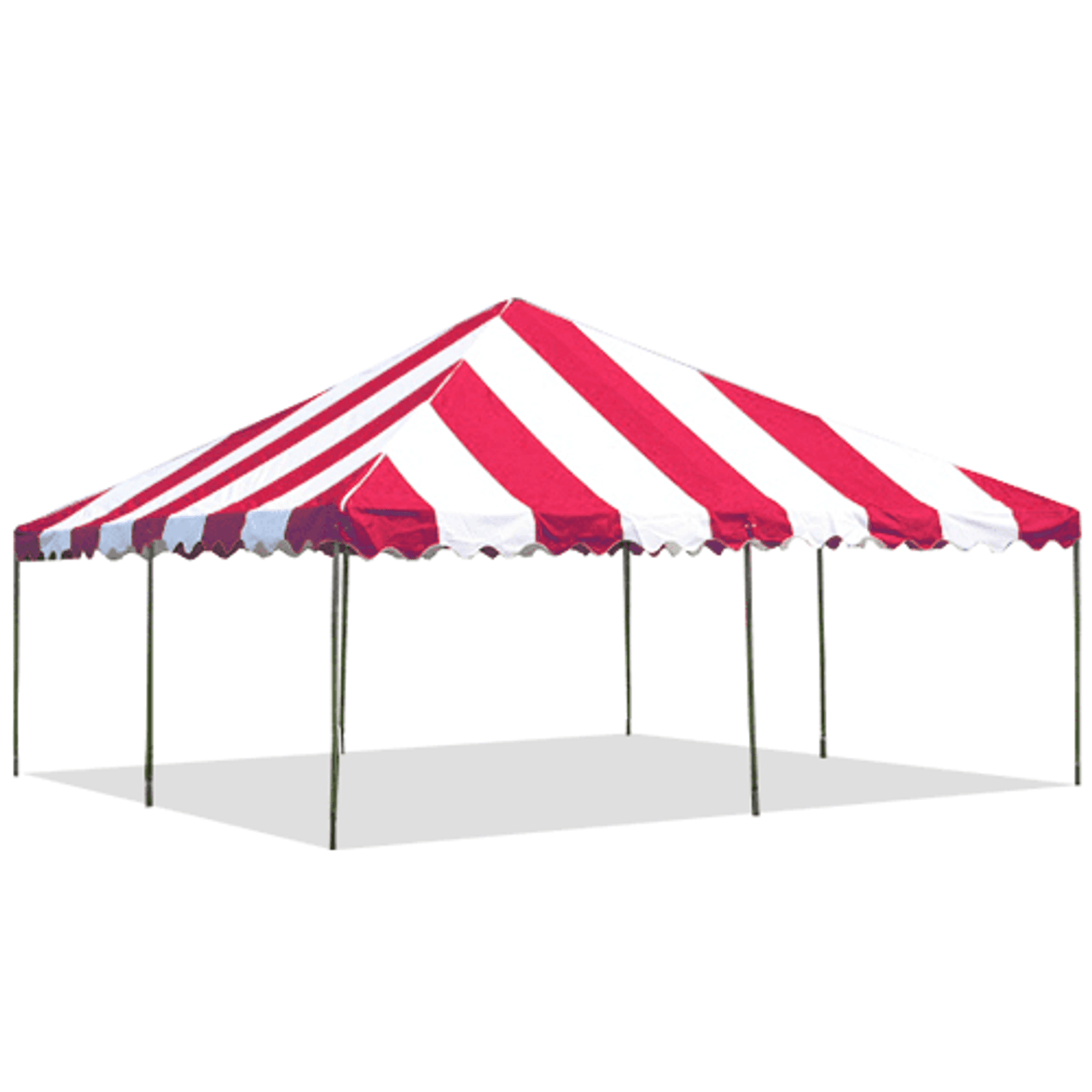 ondergeschikt pleegouders vertrouwen Canopy Party Tent - Red and White Stripes - 20' x 20'