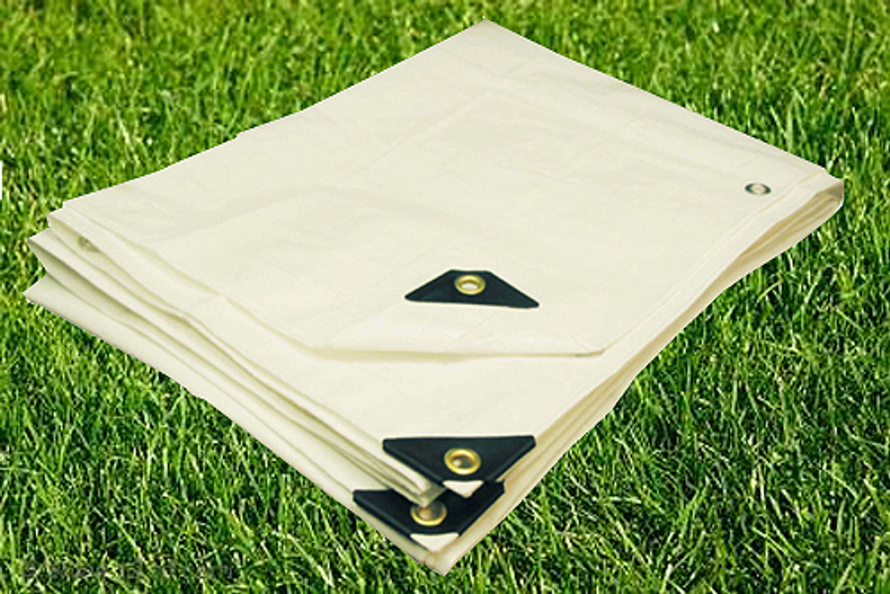 20' x 40' Super Heavy-Duty Tarp (White) A1 Tarps