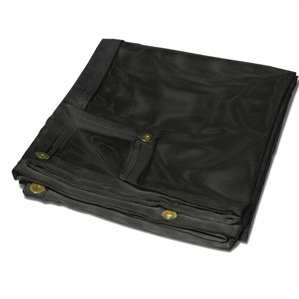 10' x 12' Black Vinyl Mesh Tarp 10 OZ