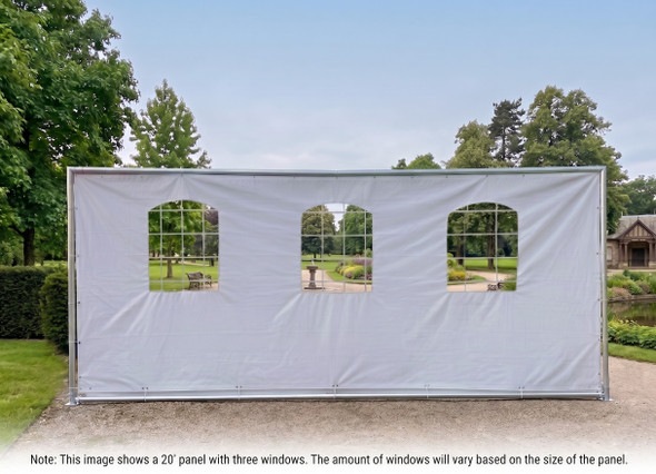 10' Valance Side Panel With Windows (1pc./pack)