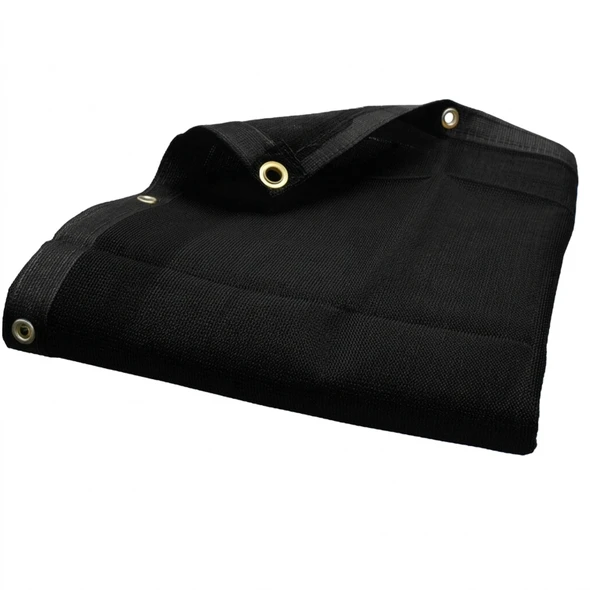 Black Mesh Tarp 06' X 20'(5'6" X 19'6")