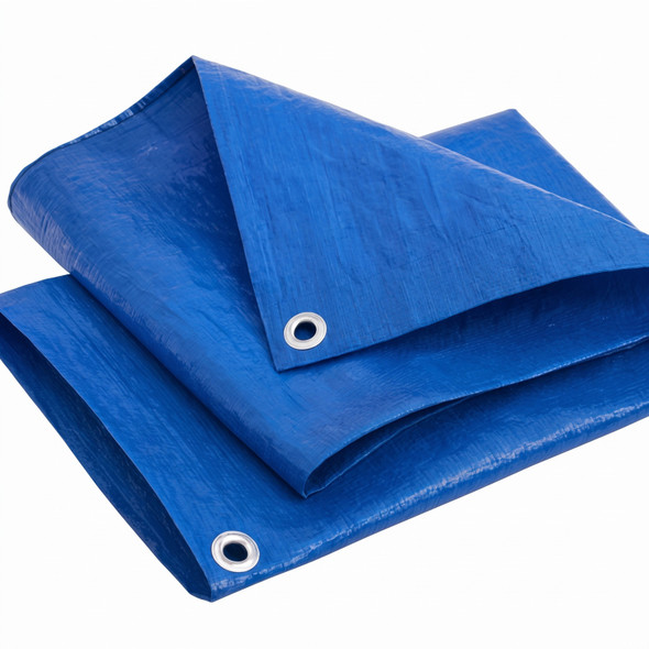 8' x 30' Regular Duty Utility Blue Tarp(7'6"x29'6")