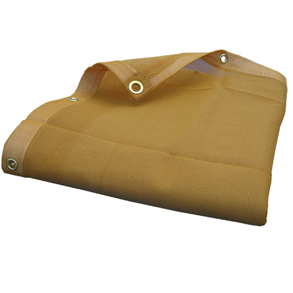 Desert Tan Mesh Tarps 08' X 14'(7'6" X 13'6")