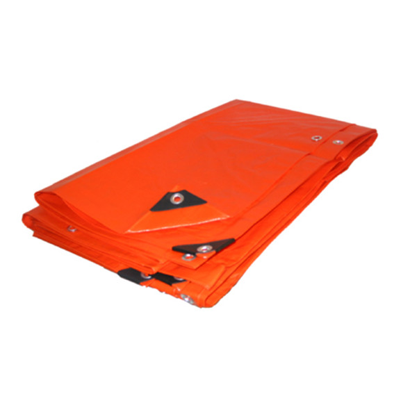 6' X 8' Heavy Duty Premium Orange Poly Tarp(5'6"x7'6")