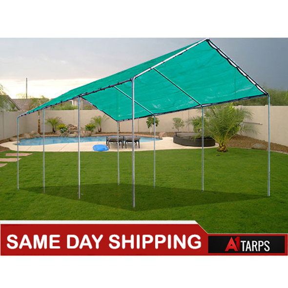 12' X 20' 1 3/8" Shade Canopy (Mesh Tarp)