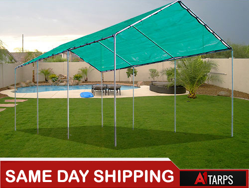 12' X 20' 1 3/8" Shade Canopy (Mesh Tarp)