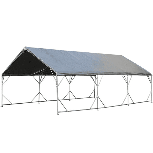 18' x 50' 1-5/8" Reinforced Canopy With Valance Top