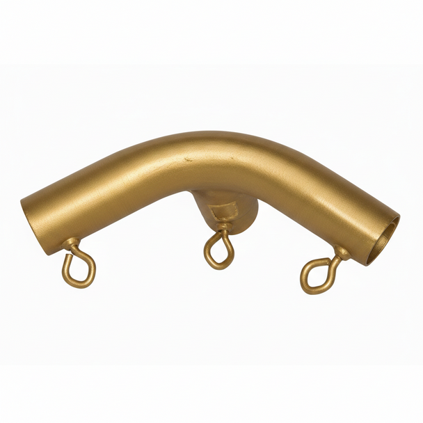2 3/8" High Peak Corner/ End Gold