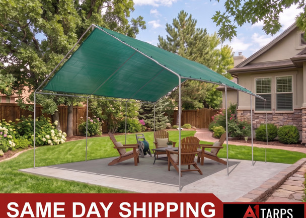 18' x 20' 1 3/8" Shade Canopy (Mesh Tarp)