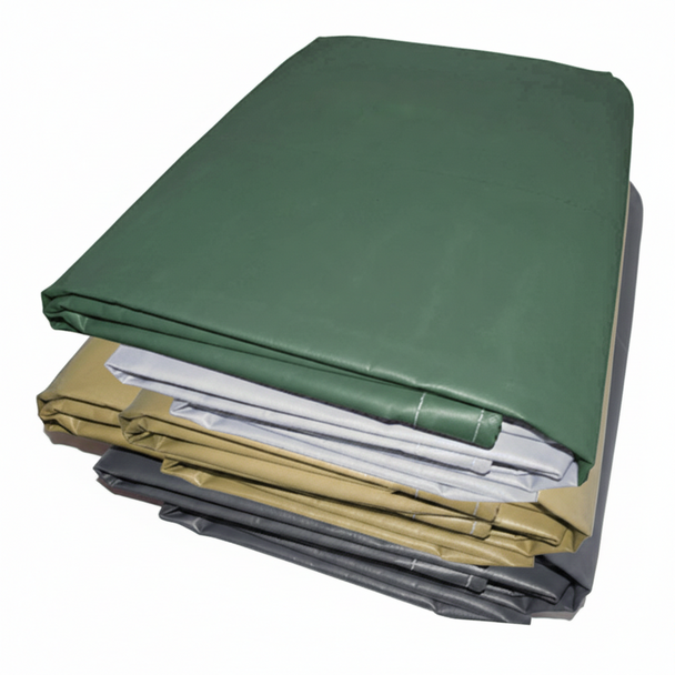 06' x 08' 18 OZ Vinyl Tarp (Actual Size 5'6" x 7'6")