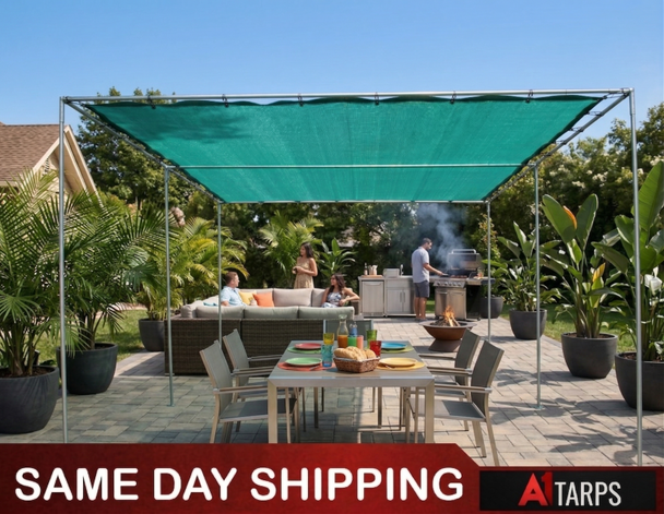 10' X 16'  3/4" Shade Canopy (Mesh Tarp)
