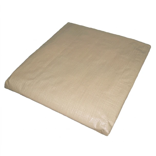 15' x 15' Heavy Duty Premium Tan Poly Tarp(14'6"x14'6")