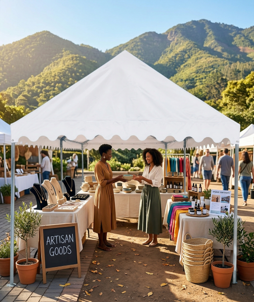 10' x 20' PVC Valance Canopy Tent 1-3/8"