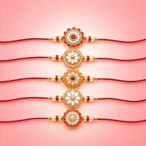 5 Rakhi sets to Austalia